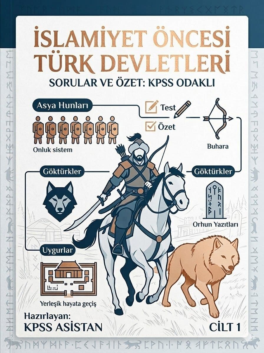 İSLAMİYETTEN ÖNCEKİ TÜRK DEVLETLERİ SORULAR